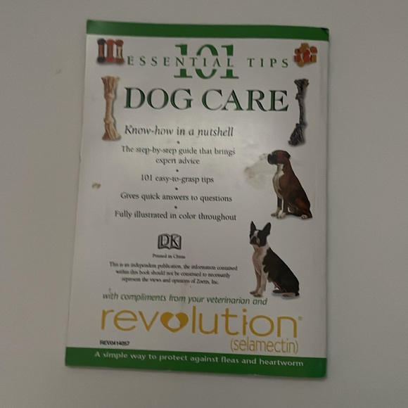 101 Essential Tips DOG CARE , by Dr. Bruce Fogle ( DMV, MRCVS). Paperback book. - Picture 5 of 17